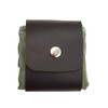 Foraging Bag,Mushroom Foraging Bag Waxed Canvas Tinder Waterproof Small Leather
