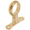 OSALADI Brass Pipe Clamp with 2 Holes Robust Pipe Bracket