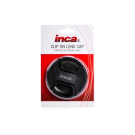Inca Clip On Lens Cap 67 mm Secure; Protect Inca Clip on Lens Cap 67mm, Black (504267)