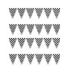 12x18 Black And White Checkered Bunting Flags Banner 100ft Long