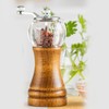 Hand Spice Grinder Peper Mill Vintage Adjustable Coarseness Wood Acrylic