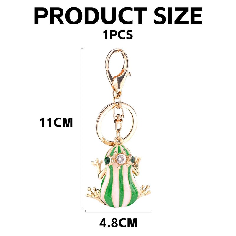 1 Piece Frog Keychain, Creative Keychain, Fashion Bag Charm, Interesting