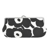 Marimekko 91496 190 Women's Mini UNIKKO Pouch, Unikko, Black, 190