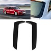 2pcs Rear Back Window Side Spoiler Glossy Black Maintenance Replacement