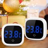ORIA 2 Pcs Digital Aquarium Thermometer, LED Display Aquarium Thermometer,