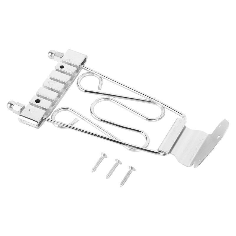 Bass Bridge Tailpiece Zinc Alloy 6 String Electric Bass Bridge
