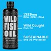 Wild Foods Liquid Omega 3 Fish Oil Supplement, Lemon, 16