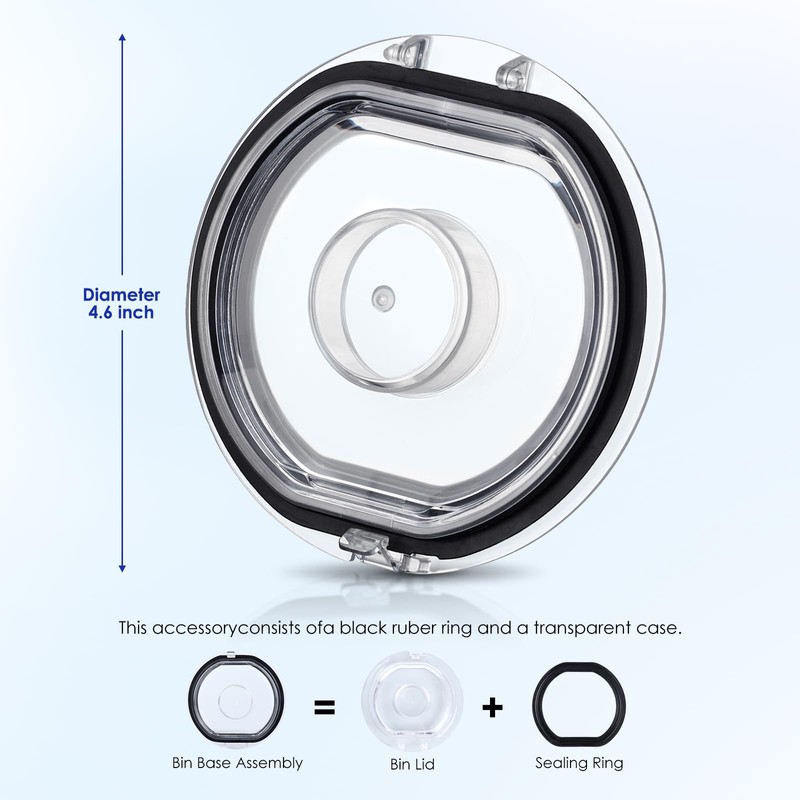 Dust Bin Lid Compatible with Dyson Vacuum Cleaner V7 V8