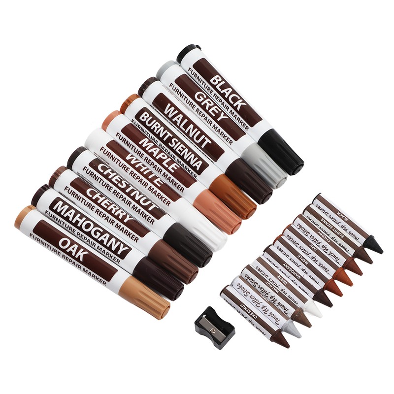10Pcs Furniture Markers Waterproof Quick Dry Scrub Resistant Widely Used