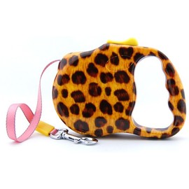 Bellus 10FT Retractable Dog Leash Animal Print Great for Small Dogs to 30lbs