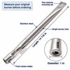 2-Pack Stainless Steel BBQ Grill Burner Tubes for Nexgrill 720-0830H