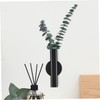 Kisangel 2pcs Wall Arrangement Wall Vases Black Wall Hanging Vase