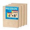 MEEDEN Unfinished Wood Canvas Board: 1-1/2" Deep 6x8” Wooden Canvas