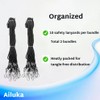 Ailuka Breakaway Lanyards with J-Hook - 20 Pack Black Lanyards