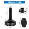 UOIENRT 10 Pcs Adjustable Furniture Leveling Feet, Adjustable Leg Levelers