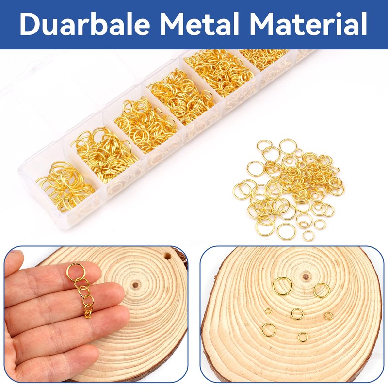 Open Jump Rings, funvce Jump Rings Jewellery Making Kits, Jewellery