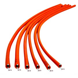 HealthAndYoga(TM) Rubber Colon Tube - Open End 26 FR