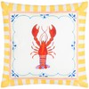 furn. Brunch Stripes Printed Outdoor Cushion Cover - Multicolour -