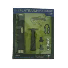 1 X The Platinum Collection By Shift3 7 Piece Wine Accessory Kit