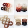 QUETTO 12 Pcs Spiral Hair Ties - Soft Plastic Hair