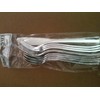 Silver Plastic Cutlery 12 Piece Set