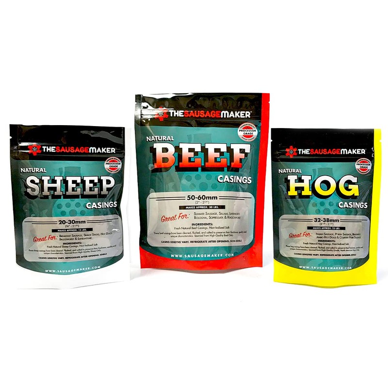 The Sausage Maker - Natural Casing Variety Pack (Hog, Sheep,