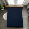 Utopia Bedding Fitted Sheet Single (2 Pack), Navy - Deep