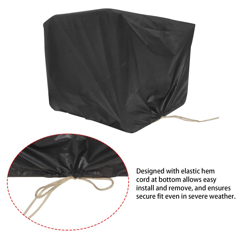 Universal Generator Waterproof Cover 600D Polyester Weather/UV Resistant Generator Storage