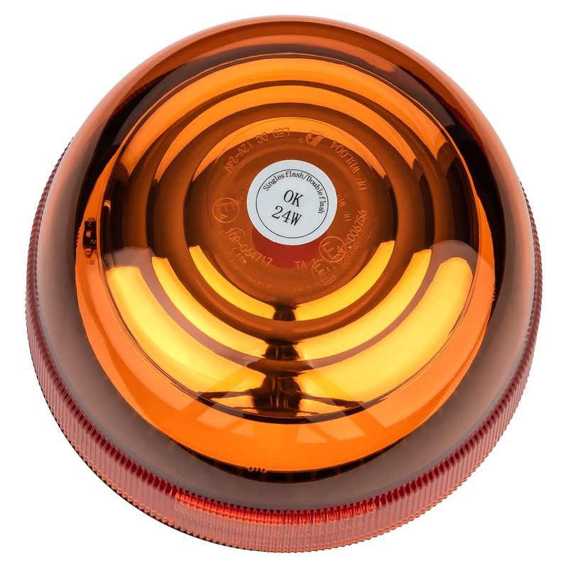 LED Beacon Warning Light 12 and 24 Volt with Rubber