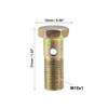 X AUTOHAUX 1 Pcs M10x1 Banjo Bolt Brake Line Fitting