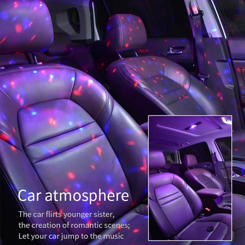 LED Star Light Car Interior Ambient Lights USB Rechargeable LED