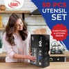 Kaluns 50 PCS Silicone Kitchen Utensils Set Complete Kitchen Set