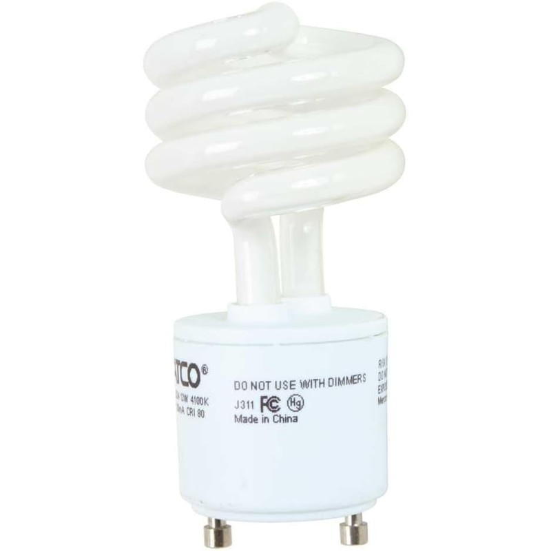 Satco S8208 13 Watt (60 Watt) 880 Lumens Mini Spiral