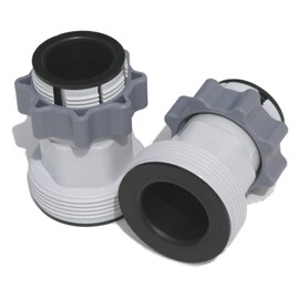 Pool Above 1.25" to 1.5" Type B Hose Adapters for INTEX Pumps & Saltwater System | Set of 2