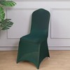 Balsa Circle 12 pcs Hunter Green Spandex Stretchable Banquet Chair
