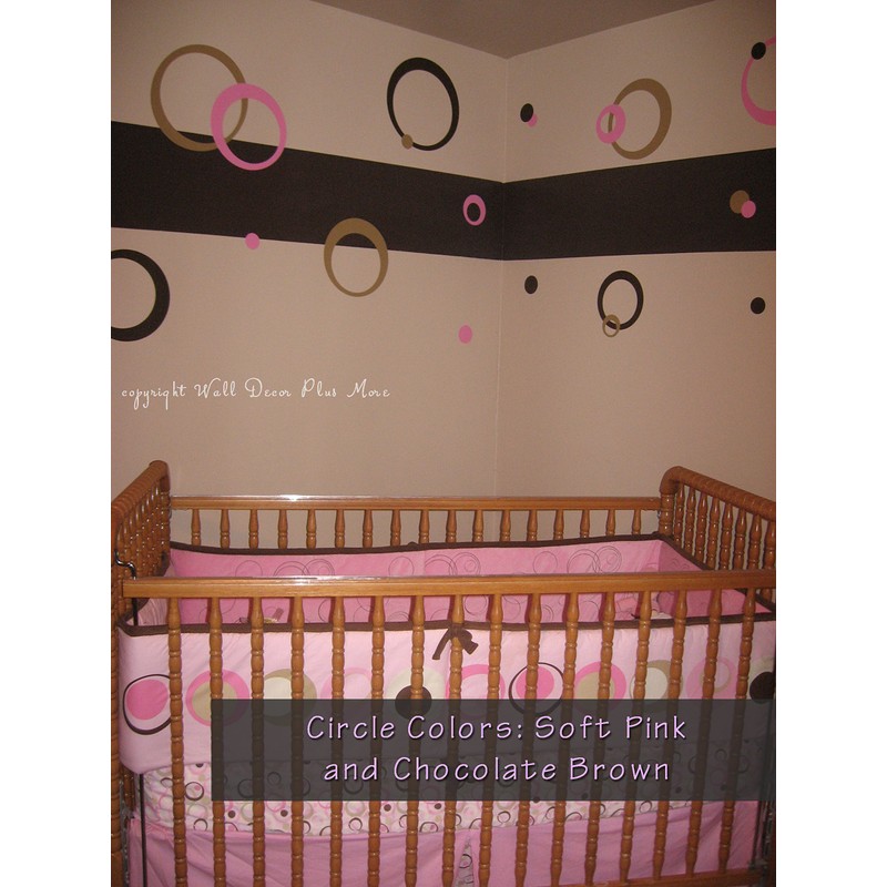 Wall Decor Plus More WDPM257 Wall Vinyl Sticker Decal Circles,