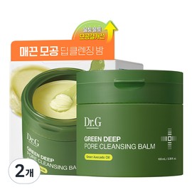 Dr.G Green Deep Pore Cleansing Balm, 100ml, 2 units / 닥터지 그린 딥 포어 클렌징 밤, 100ml, 2개