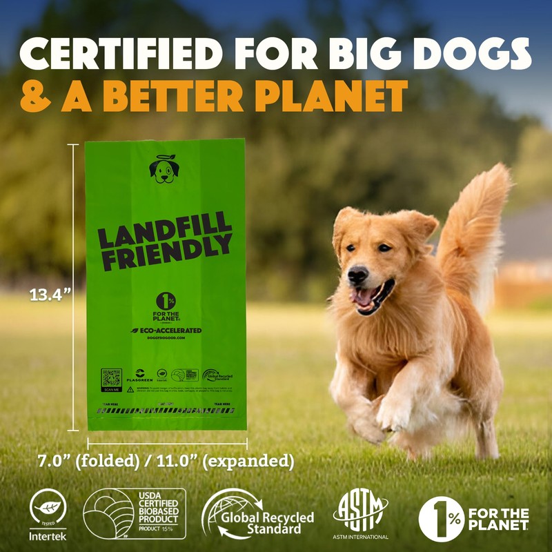 Doggy Do Good Landfill-Friendly Poop Bags | Dog Waste Bags