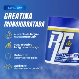 Ronnie Coleman Creatina 100% Pura 300 G Sin Sabor