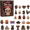 Day of the Dead Skull Advent Calendar 24 Days Ornament
