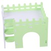 BUGUUYO Little House Shelter Guinea Pig Hideout Toy PVC Material