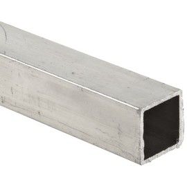 Aluminum 6063-T52 Square Tubing, ASTM B221, 2" x 2", 3/16" Wall, 36" Length