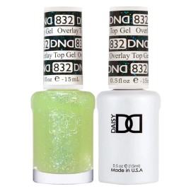DND Duo Matching Overlay Glitter Top Gel #832