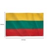 Runesol Lithuania Flag, 91x152cm, 3ft x 5ft, 4 Grommets, Eyelet