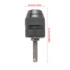 Culnflun Keyless Drill Chuck Bit 1/4" Drill Chuck Adapter Quick‑change