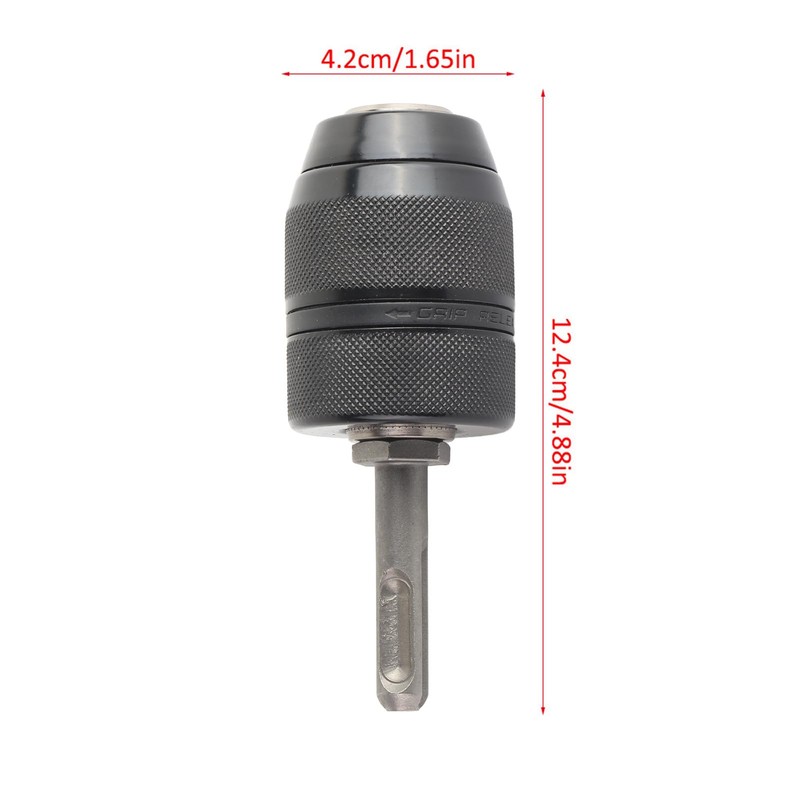 Culnflun Keyless Drill Chuck Bit 1/4" Drill Chuck Adapter Quick‑change