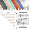 INFRANGE Sun Shade Sails Triangle 5' x 12' x 13'
