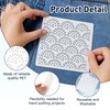 30Pcs Sashiko Stencil 4.7 x 4.7 Inch Geometric Sashiko Template