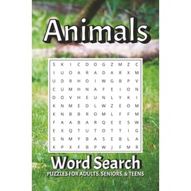 Animals Word Search Book: 50+ Word Searches with easy to read print | 6X9 Inches | Great All Ages