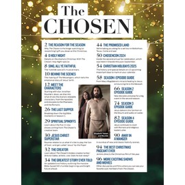 The Chosen - TV Guide: Special Christmas Edition, Season 5 Holy Week Preview, Jonathan Roumie Interview, Behind-The-Scenes, Episode Guides, Christian Holiday Calendar 2025, Set Tour In Texas & More!